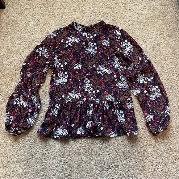 LOFT peplum blouse - Picture 3 of 5